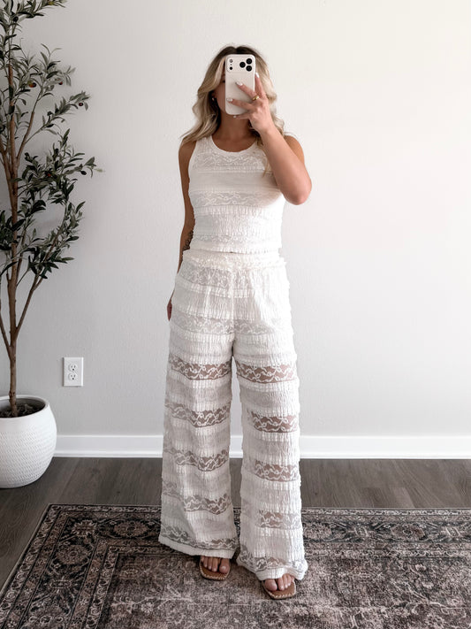 Cakewalk Lace Pant Set