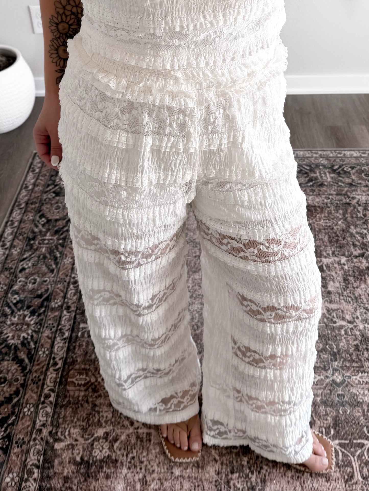 Cakewalk Lace Pant Set