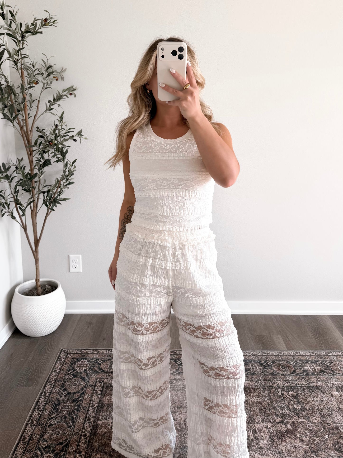 Cakewalk Lace Pant Set