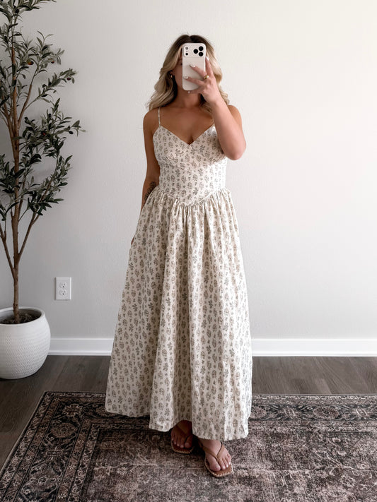Secret Diary Floral Midi Dress