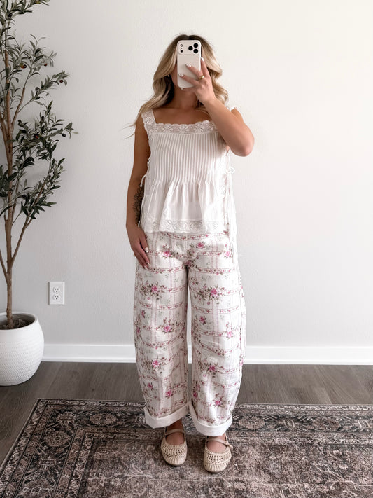 All You Need Lace Top / White