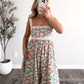 Strawberry Vineyard Maxi Dress