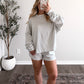 Daybreak Striped Lounge Set / Butter-Sky