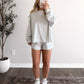 Daybreak Striped Lounge Set / Butter-Sky