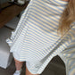 Daybreak Striped Lounge Set / Butter-Sky