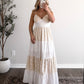 Summer Light Eyelet Maxi Dress