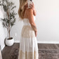 Summer Light Eyelet Maxi Dress