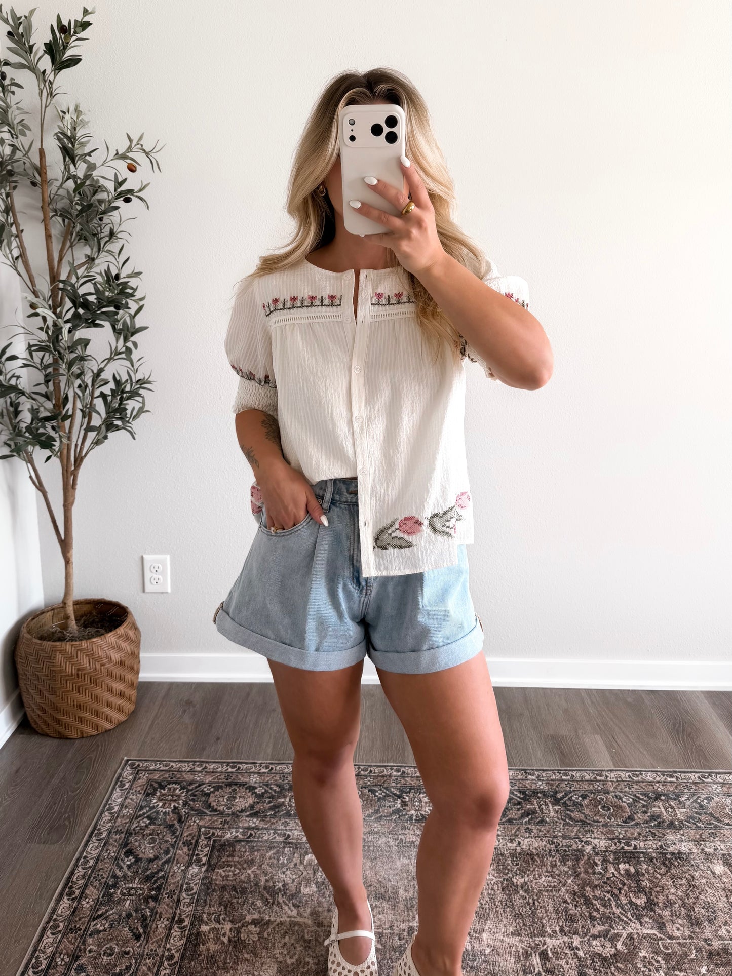 Tulip Fields Floral Top