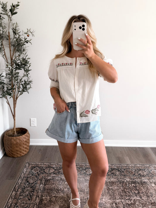 Tulip Fields Floral Top