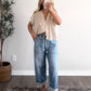 Poppy Lace Cotton Top / Floral