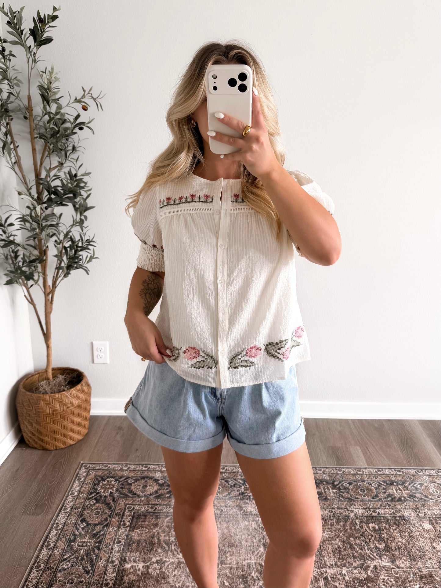 Tulip Fields Floral Top