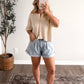 Oatmilk Button Down Top