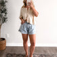 Oatmilk Button Down Top