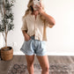 Junie High Waisted Denim Shorts