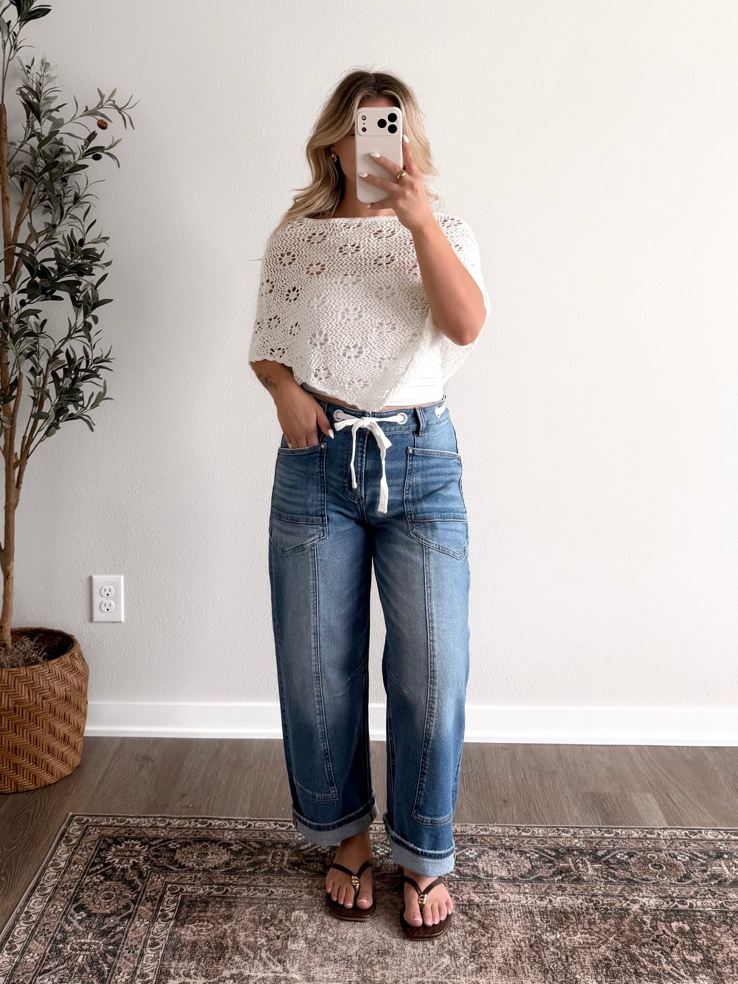Miller High Rise Barrel Jean