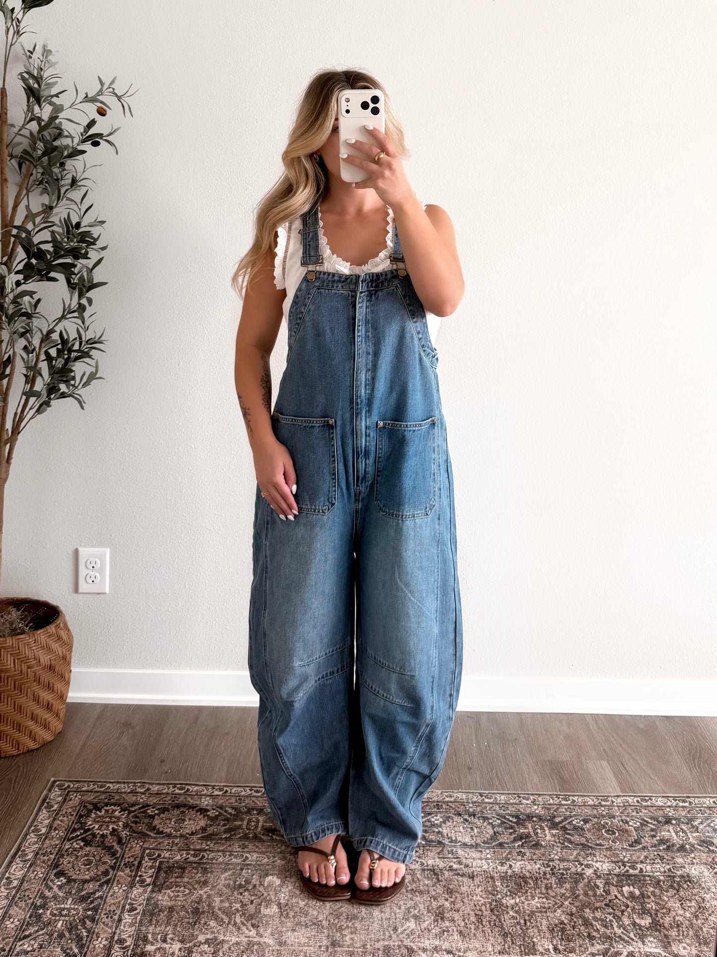 Rome Denim Barrel Overalls (Restocking End of July)