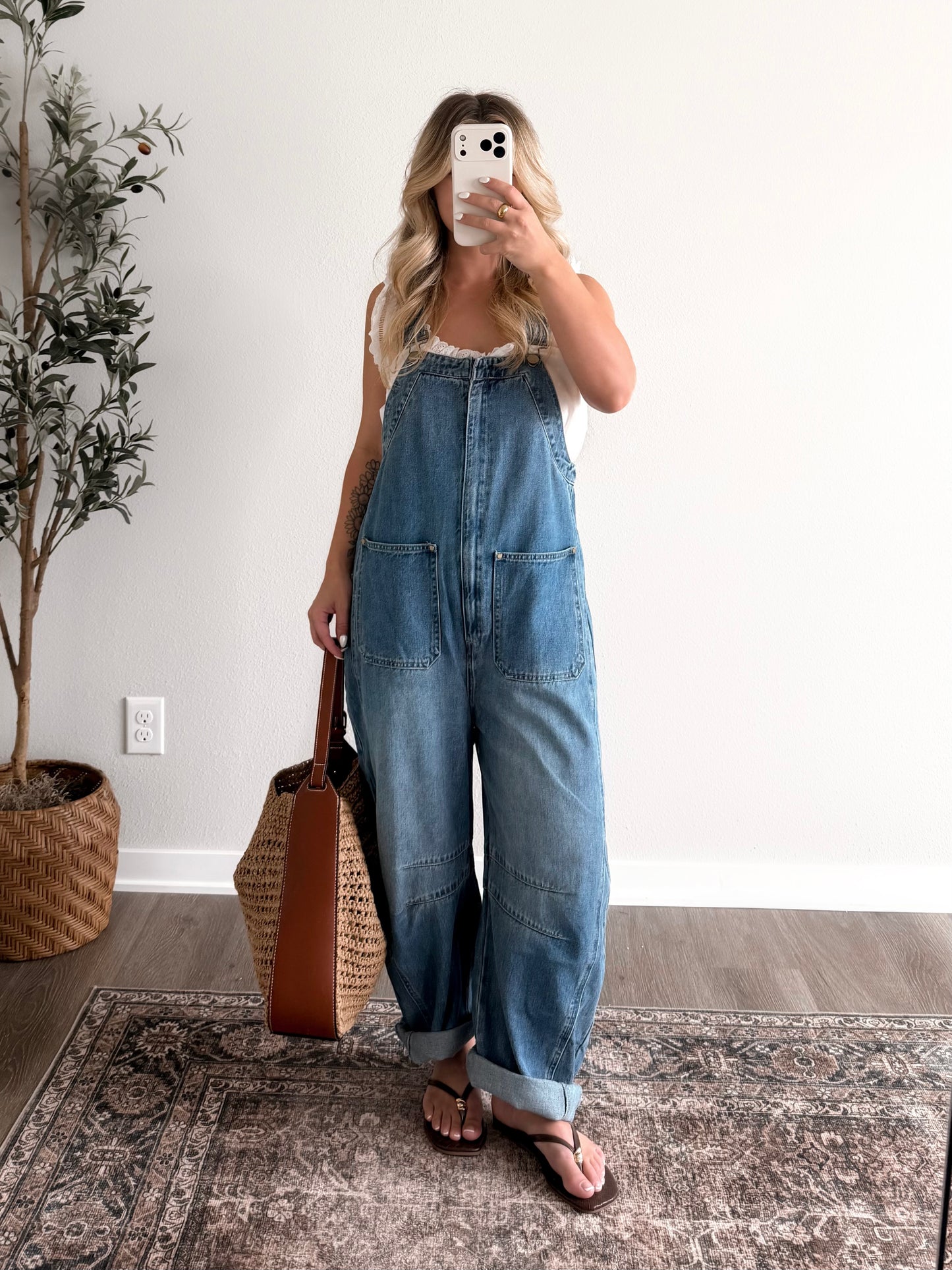 Rome Denim Barrel Overalls (Restocking End of July)