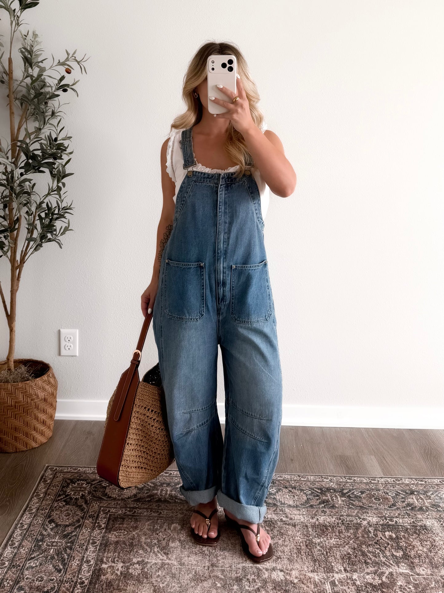 Rome Denim Barrel Overalls (Restocking End of July)