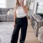 Dark Skies Wide Leg Pants - Black