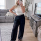 Dark Skies Wide Leg Pants - Black