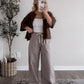 Library Studies Grid Pants (Restocking Early October)
