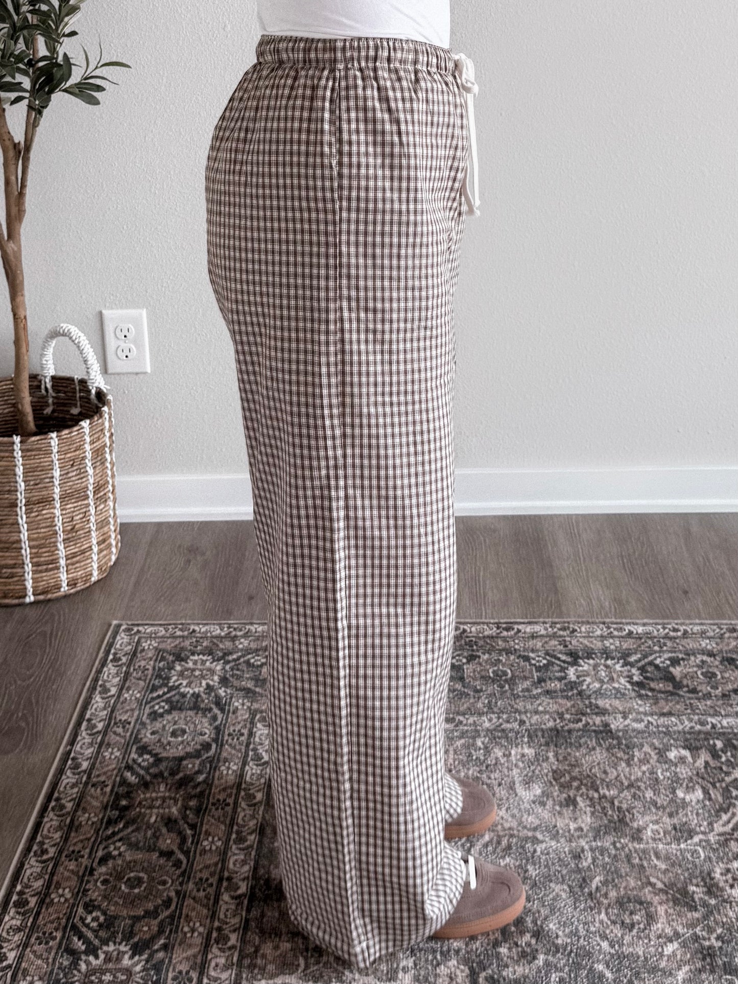 Library Studies Grid Pants (Restocking Early October)