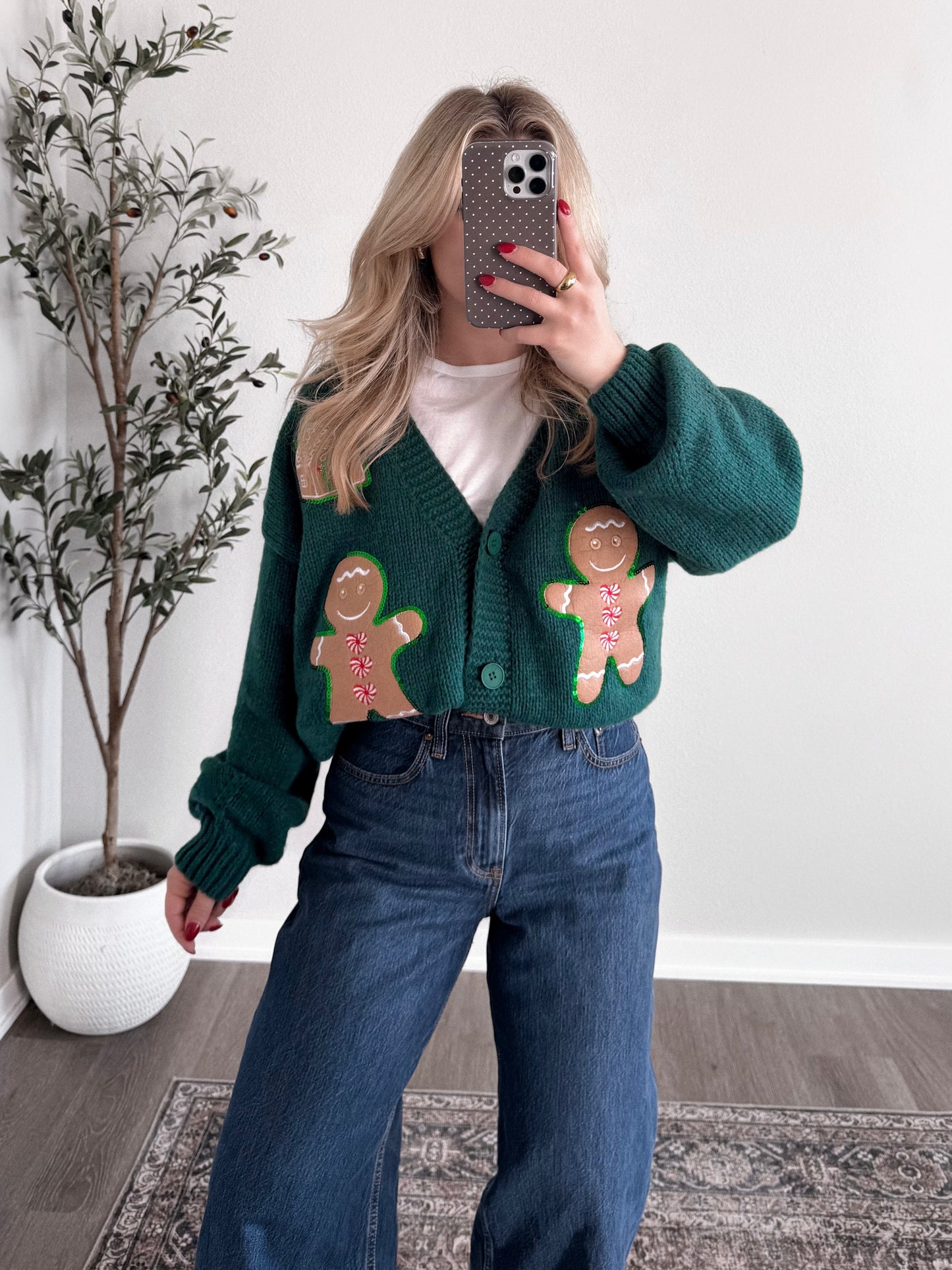Gingerbread Cookie Cardigan Final Sale