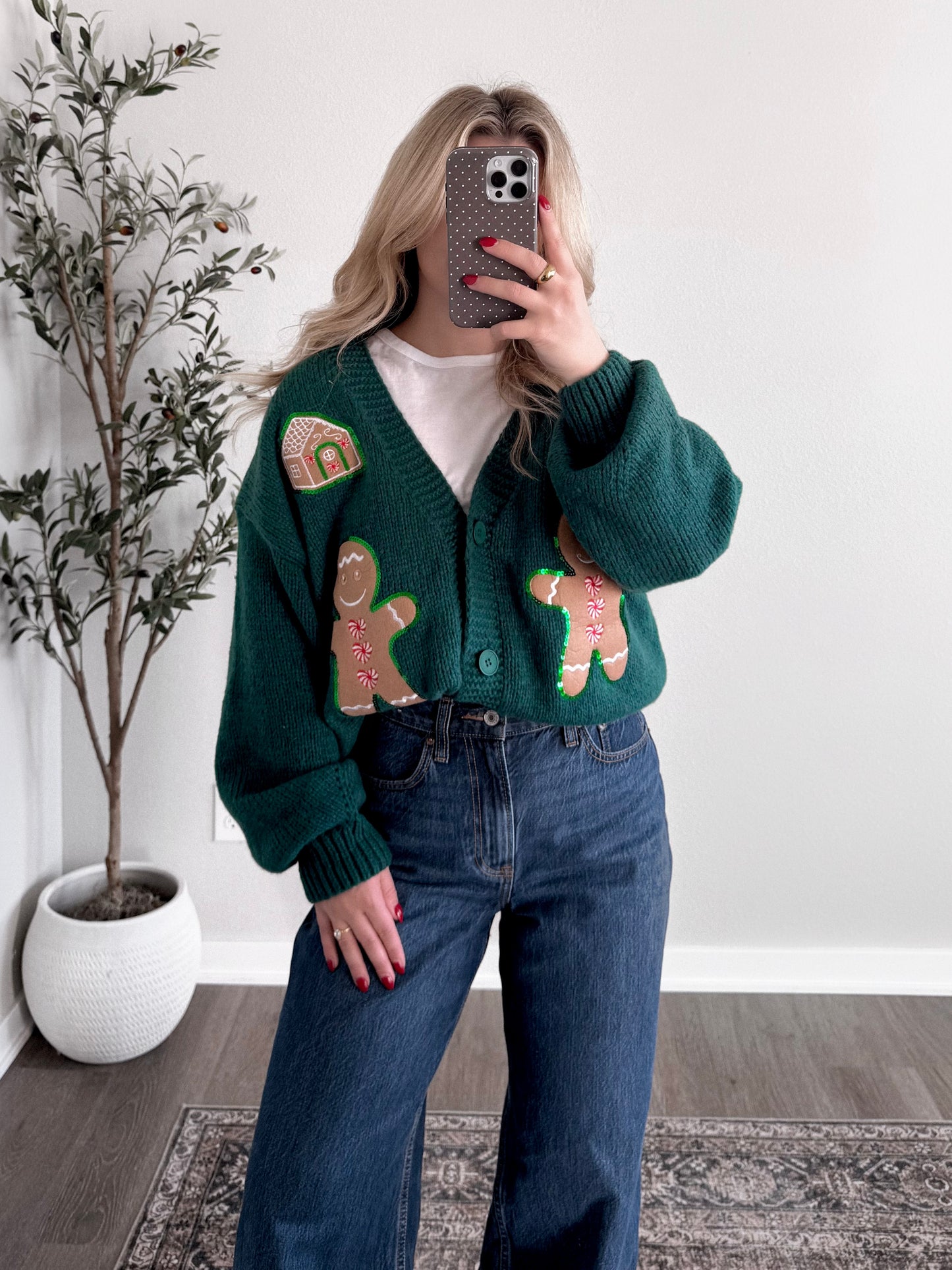 Gingerbread Cookie Cardigan Final Sale
