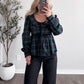 Velvet Evergreen Plaid Top Final Sale