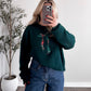 Vintage Christmas Bow Sweater Final Sale
