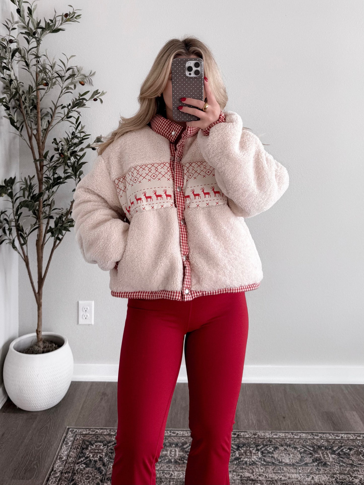 Reindeer Ridge Sherpa Puffer Final Sale