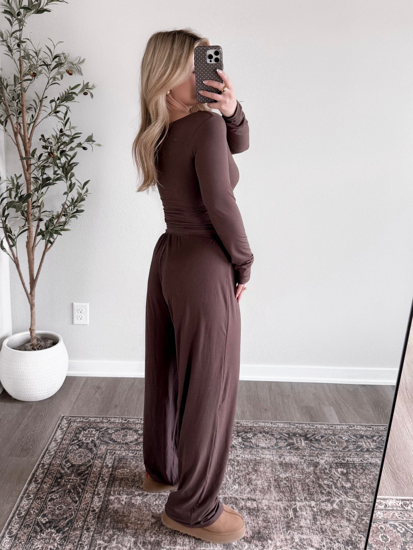 Core Comfort Butter Lounge Set / Cocoa