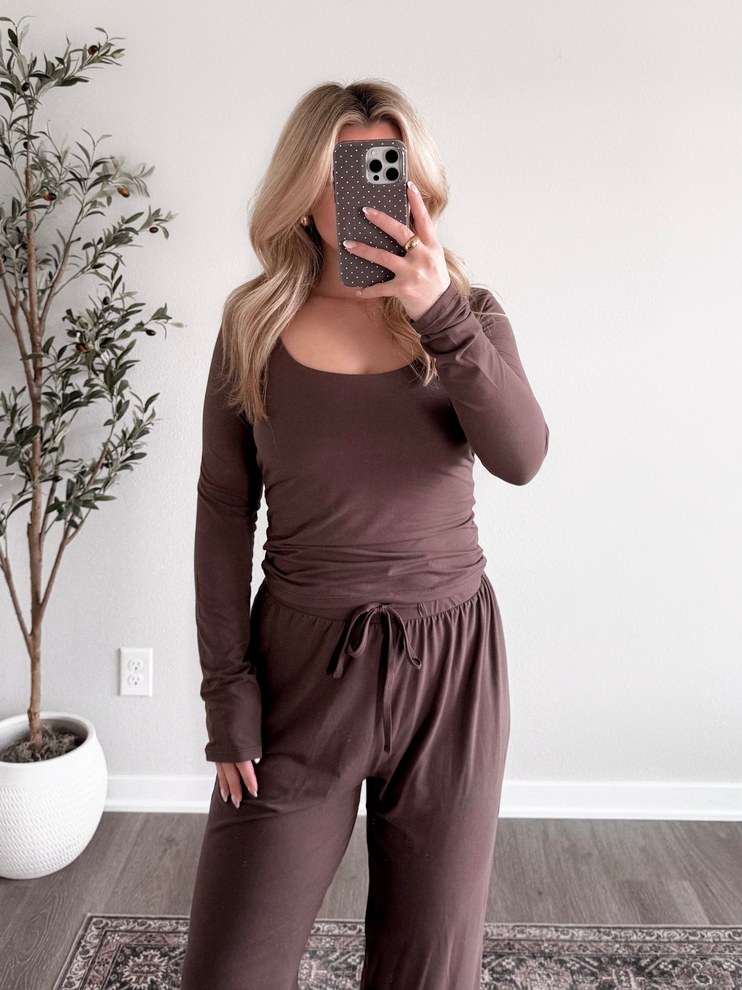 Core Comfort Butter Lounge Set / Cocoa