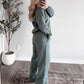 Relax & Repeat Sweat Set / Ash Green