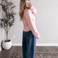 Augie Knit Button Cardigan / Sherbet
