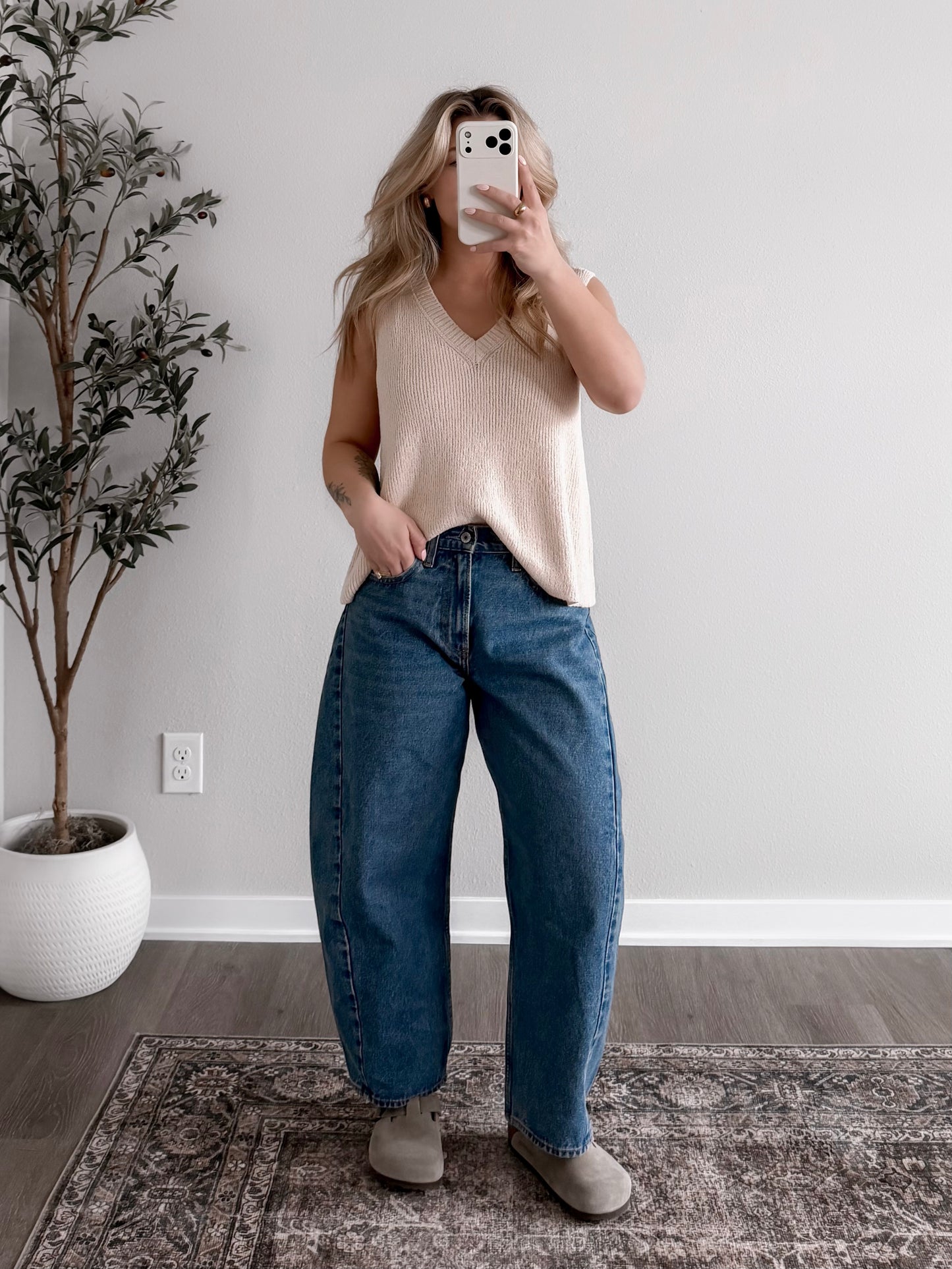 Drift Ribbed Sweater Tank