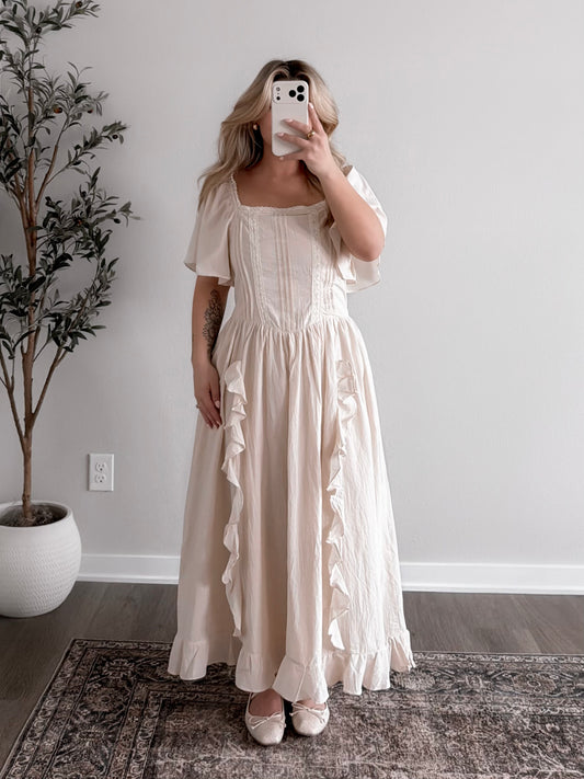 Early Dawn Maxi Dress / Natrual