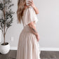 Early Dawn Maxi Dress / Natrual