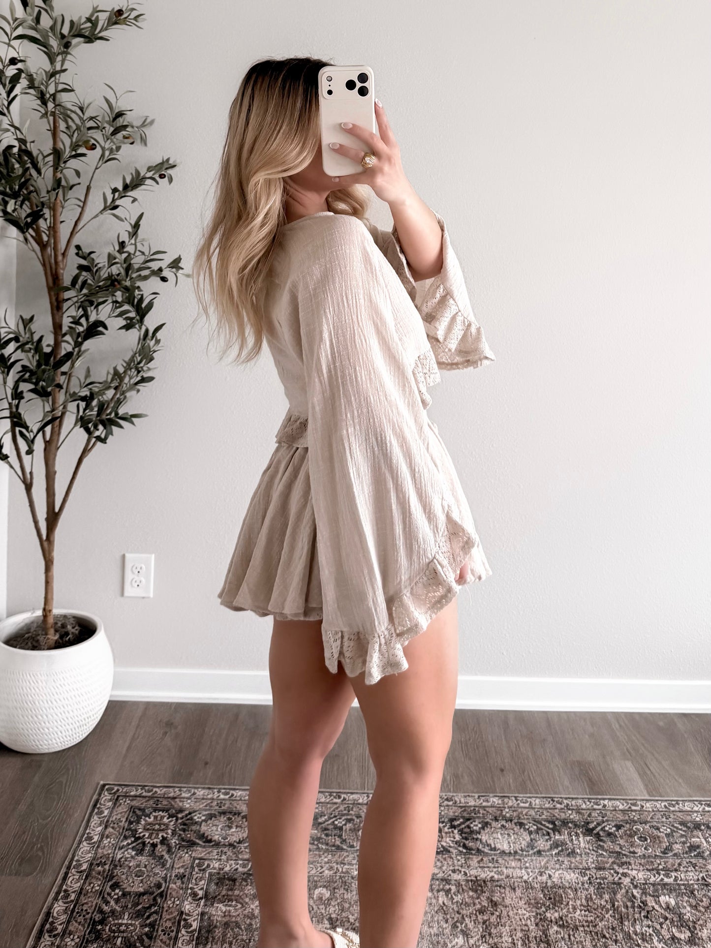 Sand & Sea Crochet Skort Set