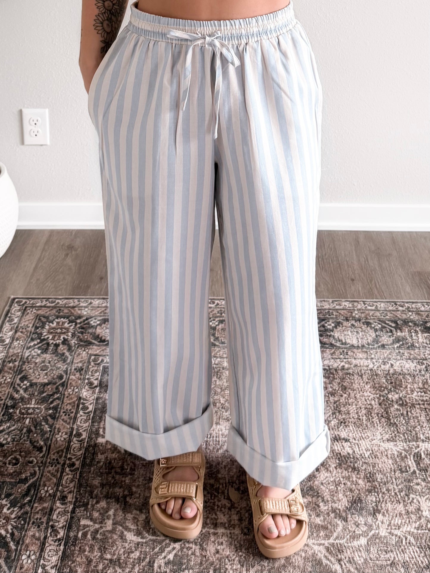 Cabana Cotton Striped Pant