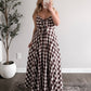 Picnic Blanket Gingham Midi Dress