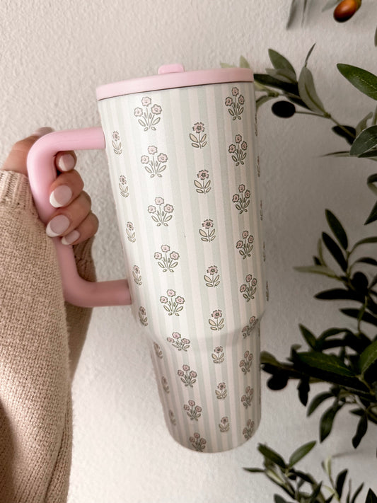 Seabloom Striped 40oz Tumbler