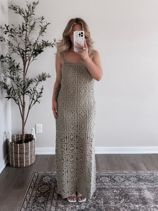 Cove Crochet Maxi Dress