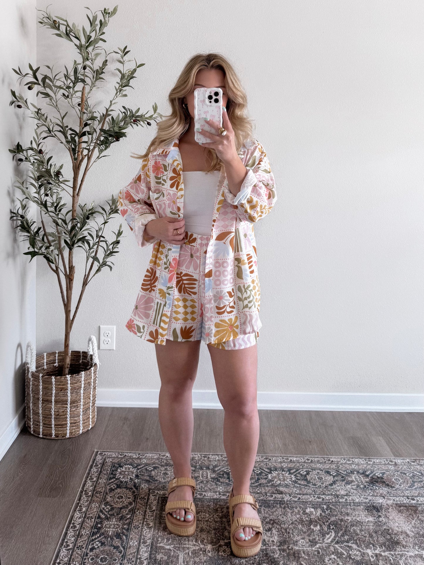 Summer Oasis Floral Shorts