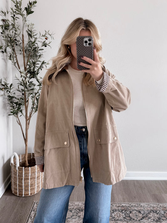 Harvest Collared Barn Jacket (Restocking Early November)