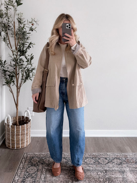 Harvest Collared Barn Jacket (Restocking Early November)