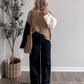 Eve High Rise Wide Leg Crop Jean / Dark Wash
