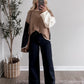 Eve High Rise Wide Leg Crop Jean / Dark Wash