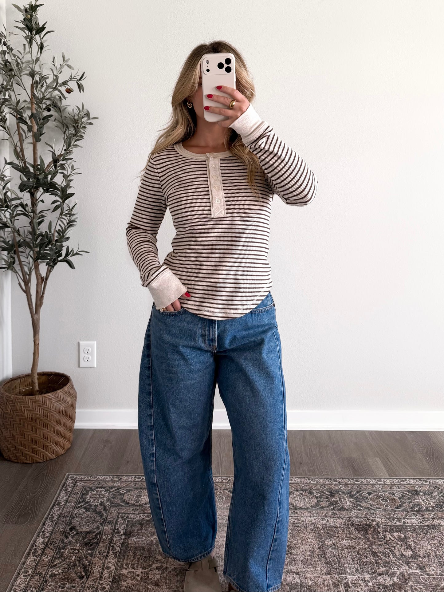 Classic Edition Striped Henley