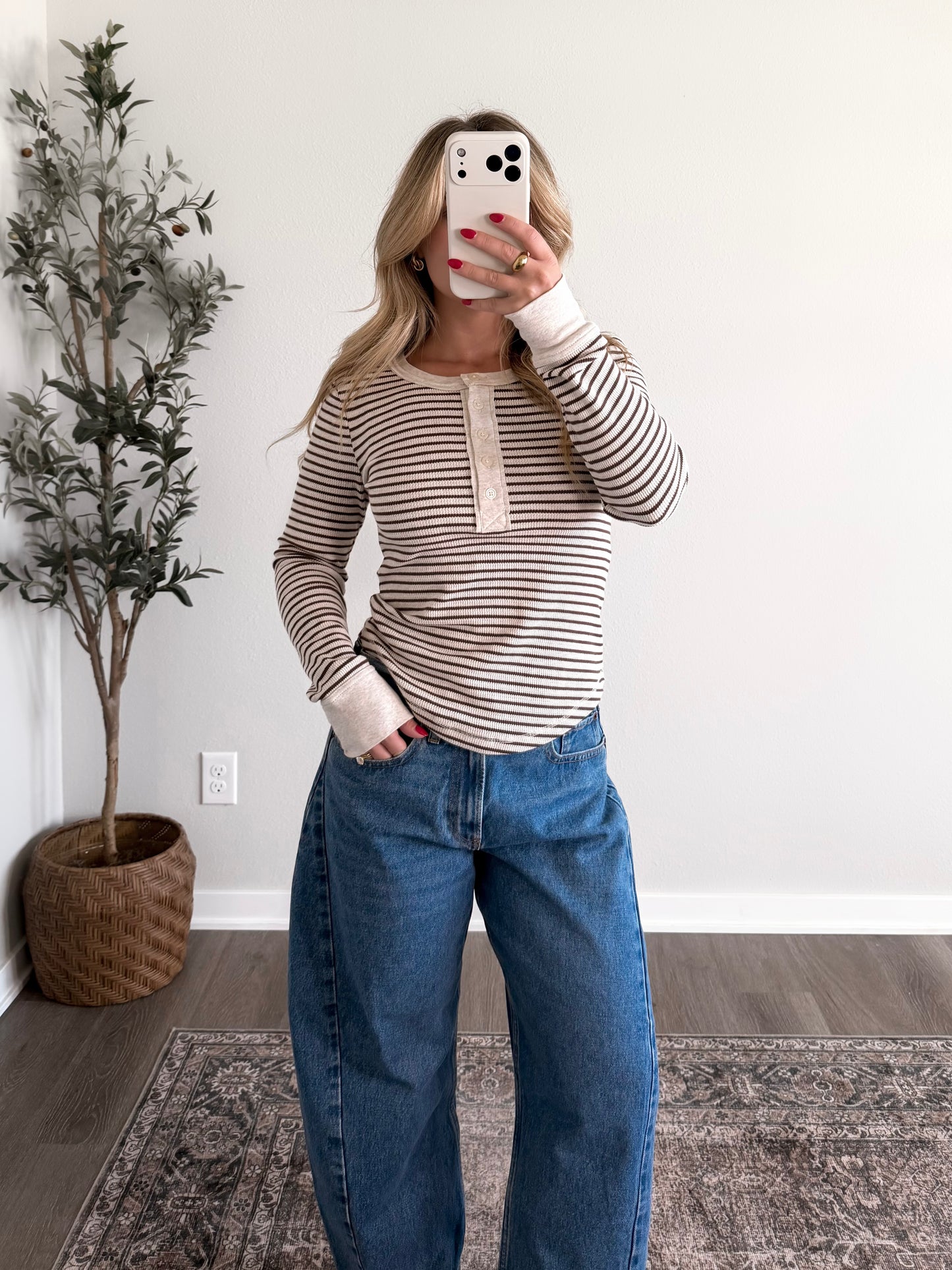 Classic Edition Striped Henley